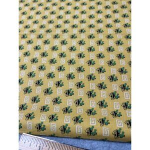 Elizabeths Dowry Quilting Fabric By Marcus Fabrics 1/2 Yard X 44" Cotton Yellow